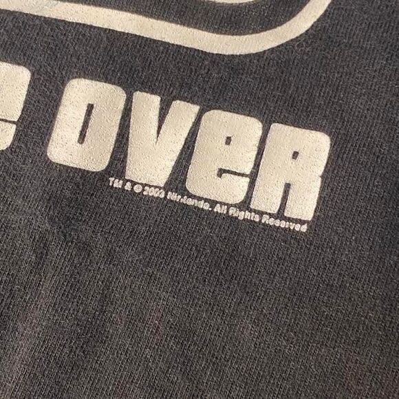 Vintage Nintendo mushroom 2003 “game over” Nintendo x Super Mario t shirt - Picture 3 of 7